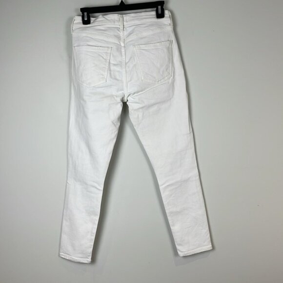 AGOLDE Sophie Crop White Distresses Size 27 - Picture 5 of 10